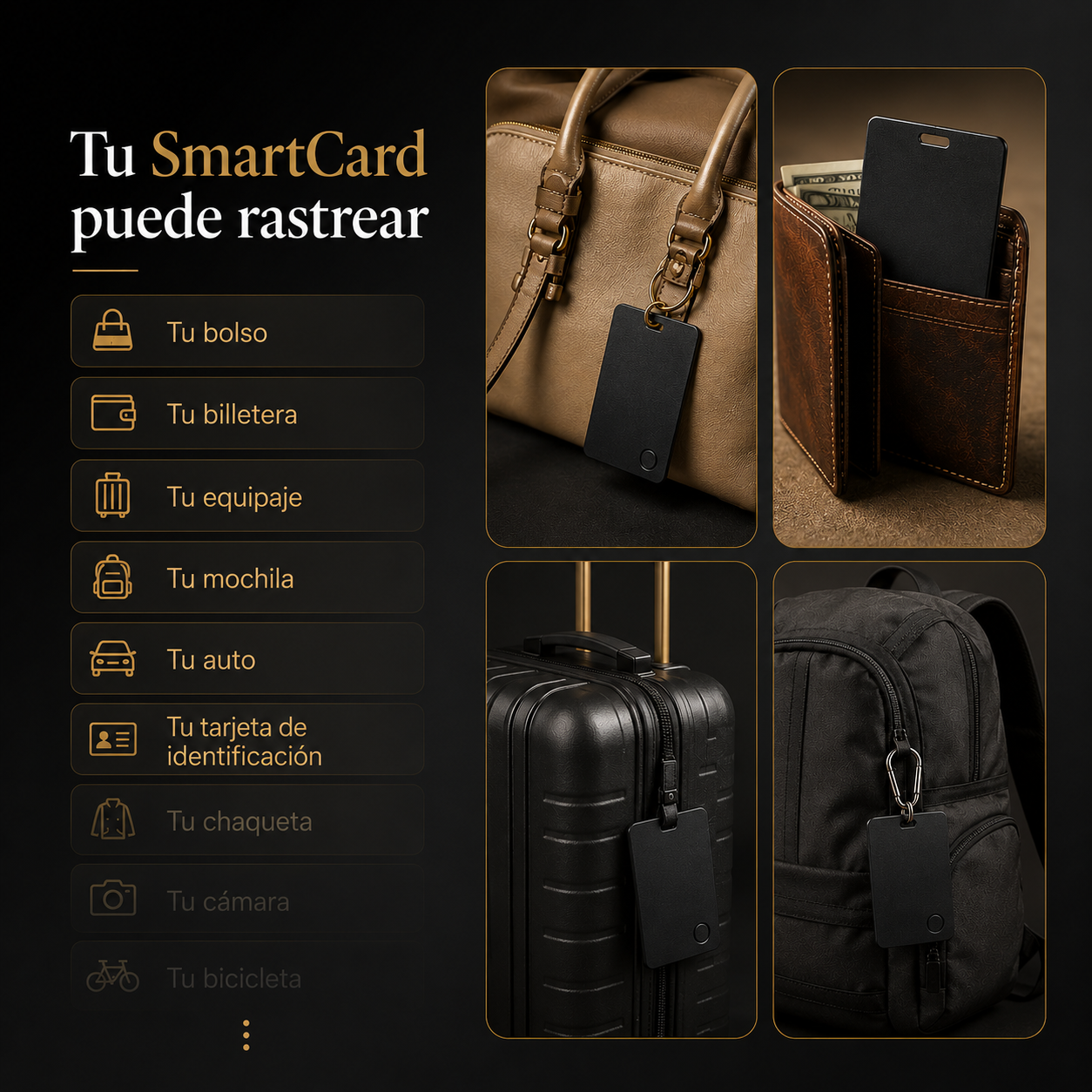 Heizmín Smart Card Tarjeta Localizadora Inteligente